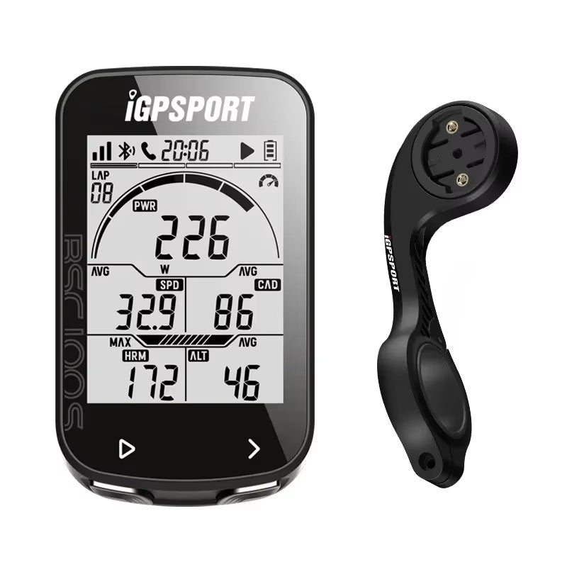 BSC100S Wireless GPS Bike Computer - Digital Speedometer & Odometer for Cyclists
