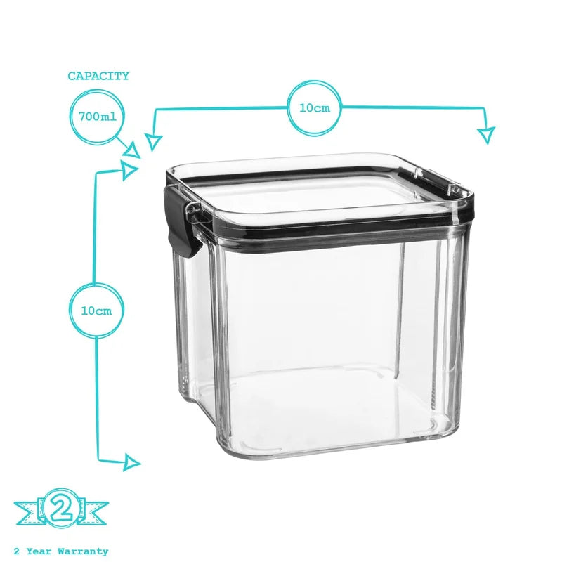 Food Storage - Set of 5 Containers and 5 Lids