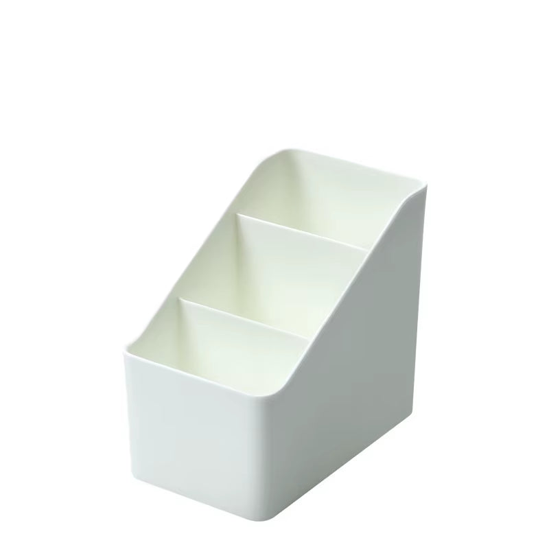 Stylish Desktop Makeup Organizer - Versatile Storage Box for Brushes, Skincare, and Office Essentials