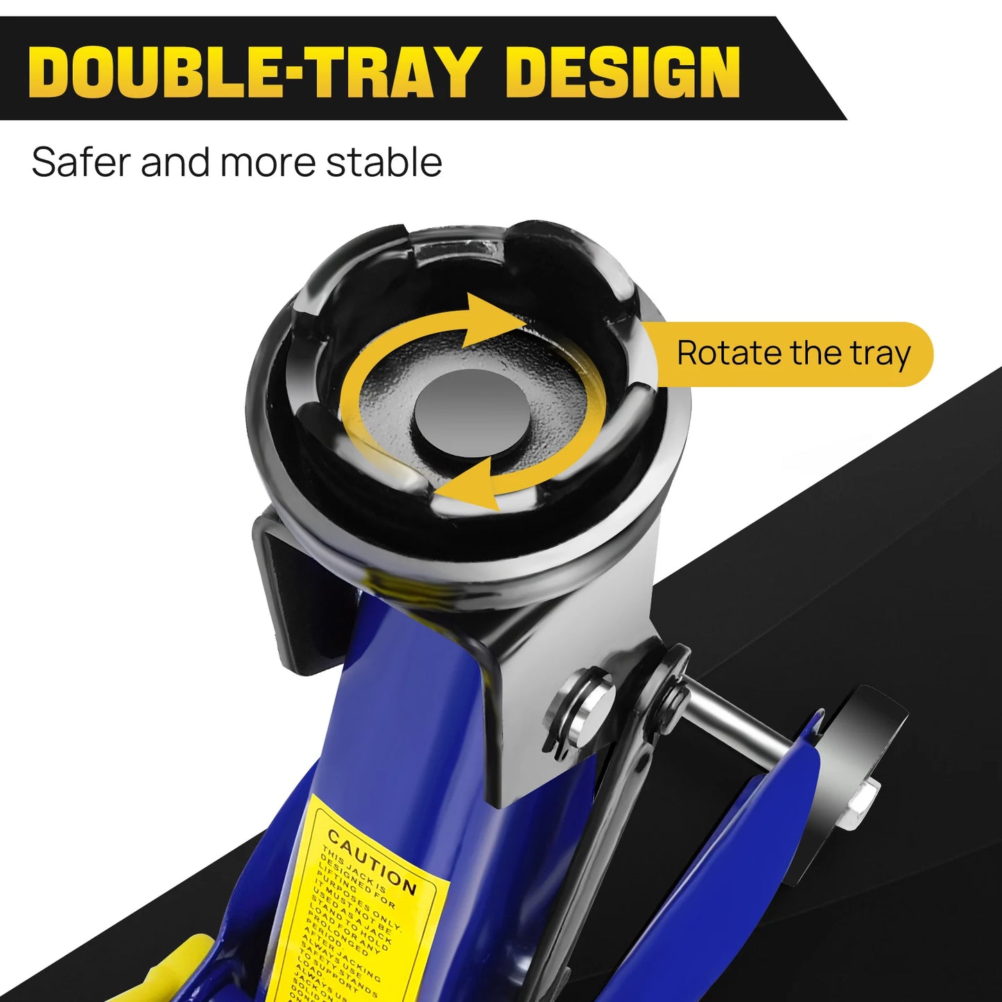 Hydraulic Trolley Floor Jack 2 Ton Portable Heavy Duty Car Lift with Carry Case Steel Handle Profile Tyre Repair Tools