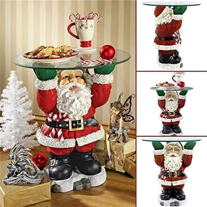 2X Christmas Santa Claus Snack Tray Rack - Fun Christmas Party Decorations