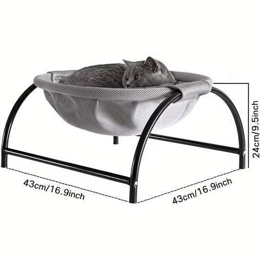 Cozy Cat Hammock Bed - Breathable Cooling Cot for Ultimate Pet Comfort
