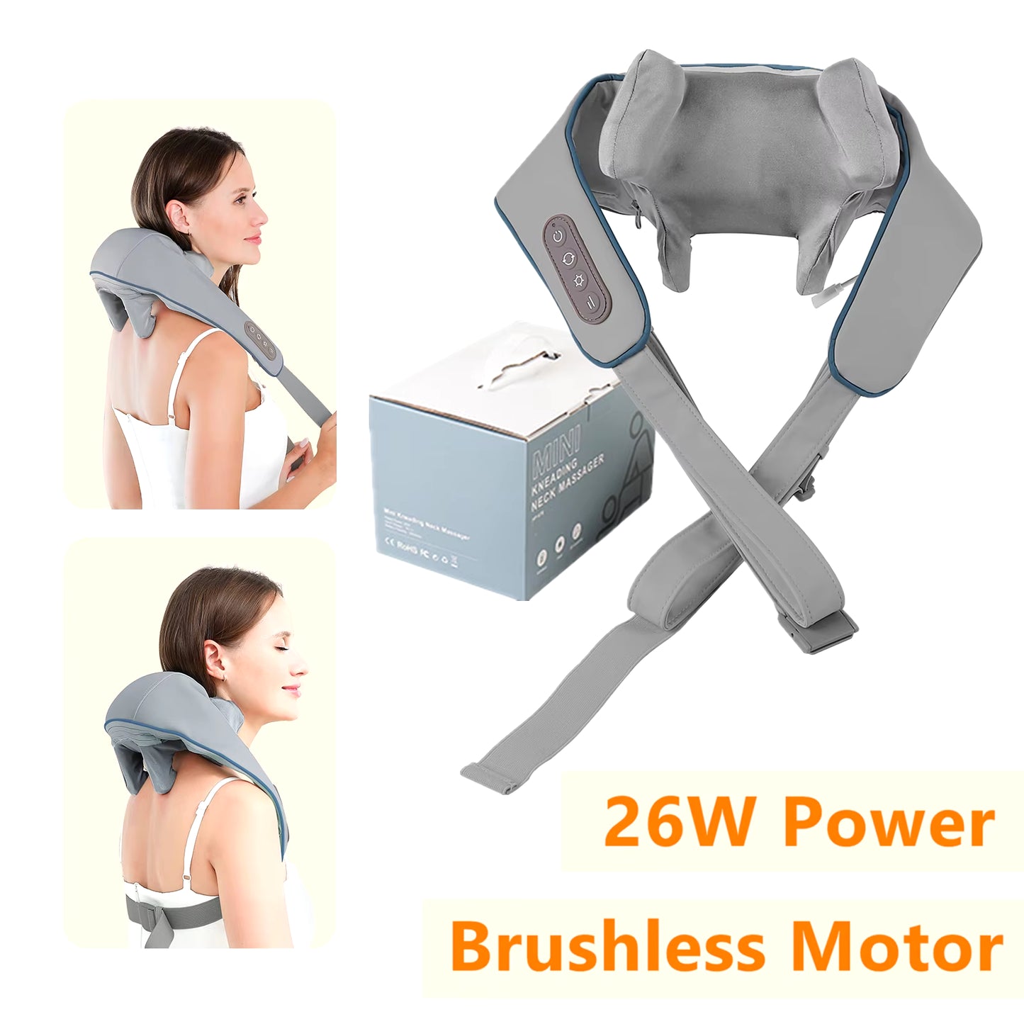 Ultimate Wireless Neck and Back Massager - Relaxing Shawl for Neck and Shoulder Relief