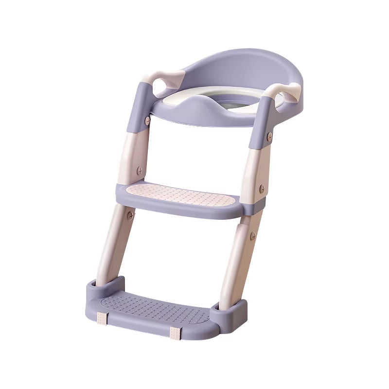 Portable Foldable Baby Potty Training Seat with Step Stool - Ideal for Easy Toilet Training