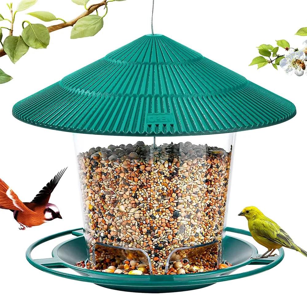 Waterproof Hanging Wild Bird Seed Feeder Bird Feeding Tool Garden Paddock Outdoor Decoration Pet Supplies Tableware Bird Feeder