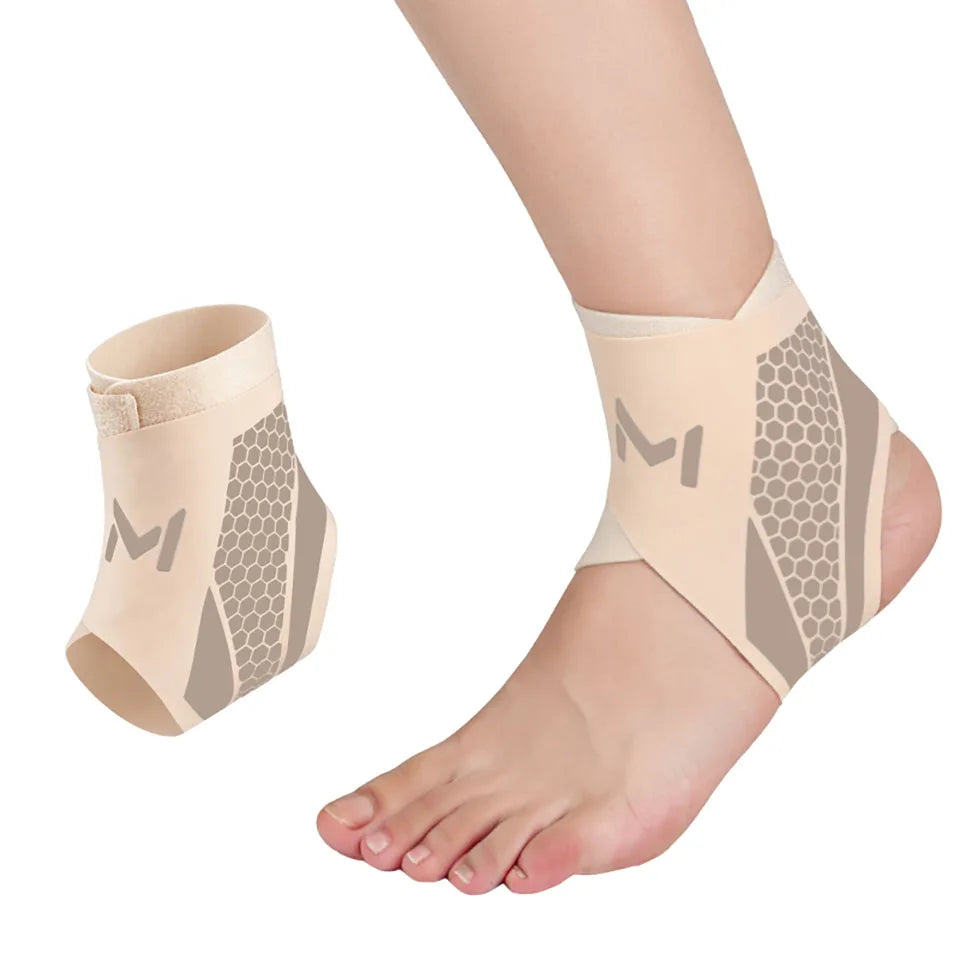 GTUBIKE 1PC Ankle Brace & Elastic Supports for Men and Women,Foot Support Ankle Compression Sleeve,Foot Wrap Ankle Brace Sleeves