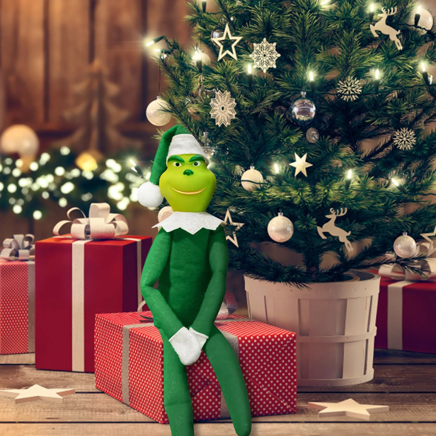 Christmas Grinch Style Ornament Pendant - Christmas Decoration