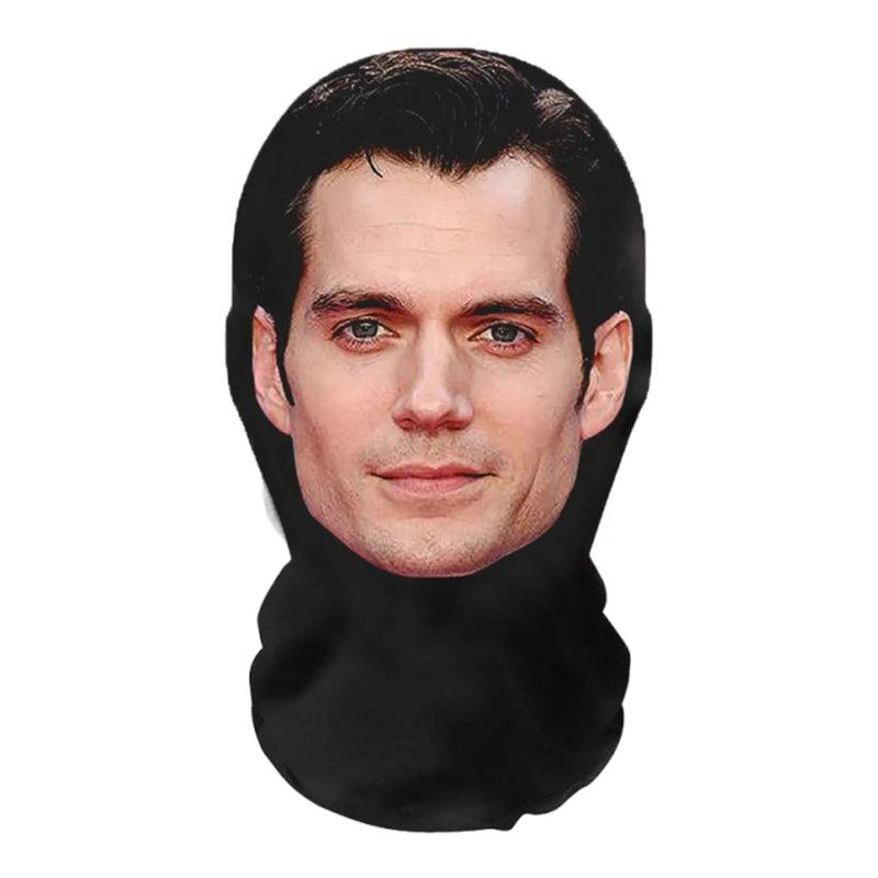New Realistic 3D Mask Full Face for Women Man Cosplay Accessories Mascaras Halloween Masquerade Mesh Headgear