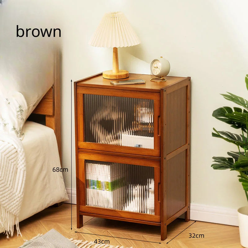 Bedside Table Modern - Solid Wood