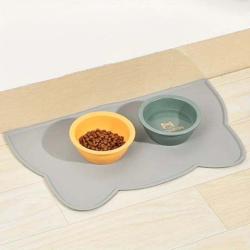 Pet Feeding Mat for Dogs Cats - Non-Slip Silicone