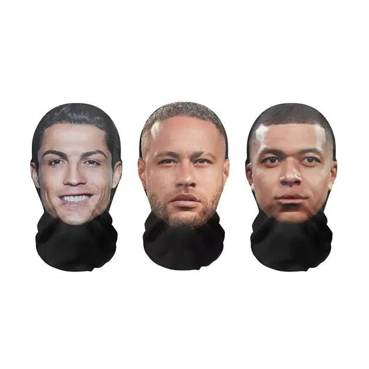3D Printed Celebrity Footballer Face Mask