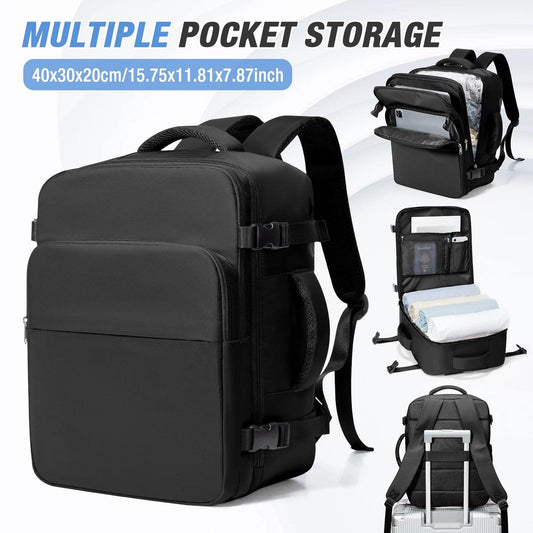 Cabin Luggage 40x30x20 Bag, Men's Backpack Large Capacity Multi-Pocket Travel Backpack, Airplane Backpack Men's Laptop Backpack