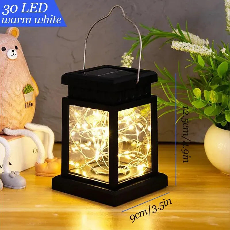 Solar LED Lights Outdoor Focus Floor Lanterns Panels