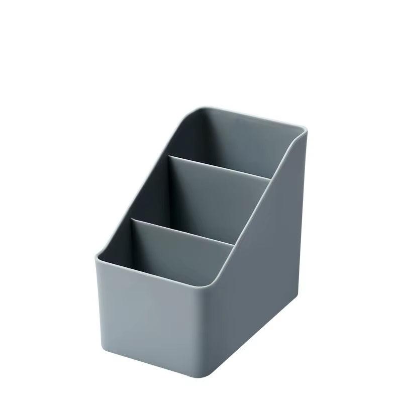 Stylish Desktop Makeup Organizer - Versatile Storage Box for Brushes, Skincare, and Office Essentials