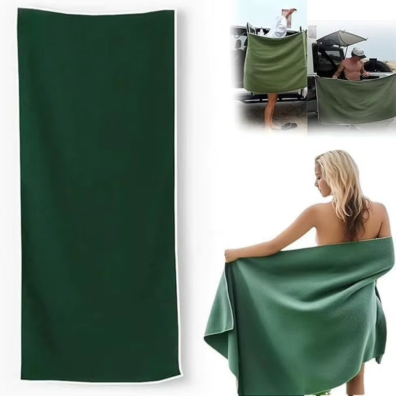 Magnetic Bath Towel Microfiber Quick Drying Beach Towel for Surfing, Swimming & Changing etc