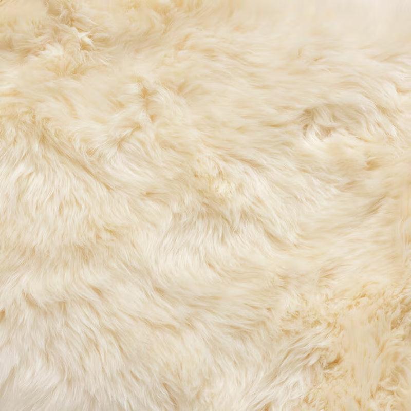 Longwool 100% Sheepskin Octo Rug, Champagne