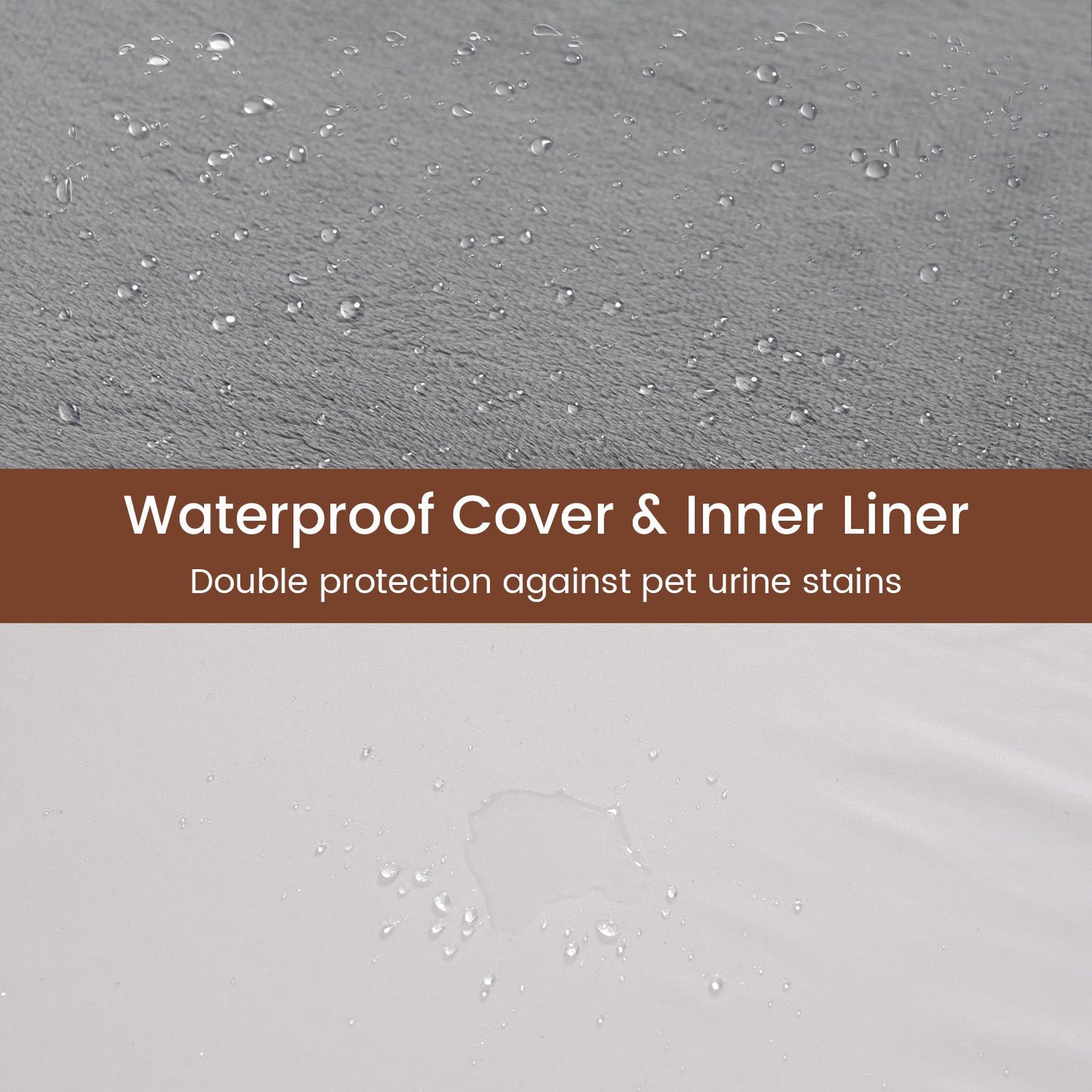 Premium Memory Foam Large Dog Bed with Removable Cover