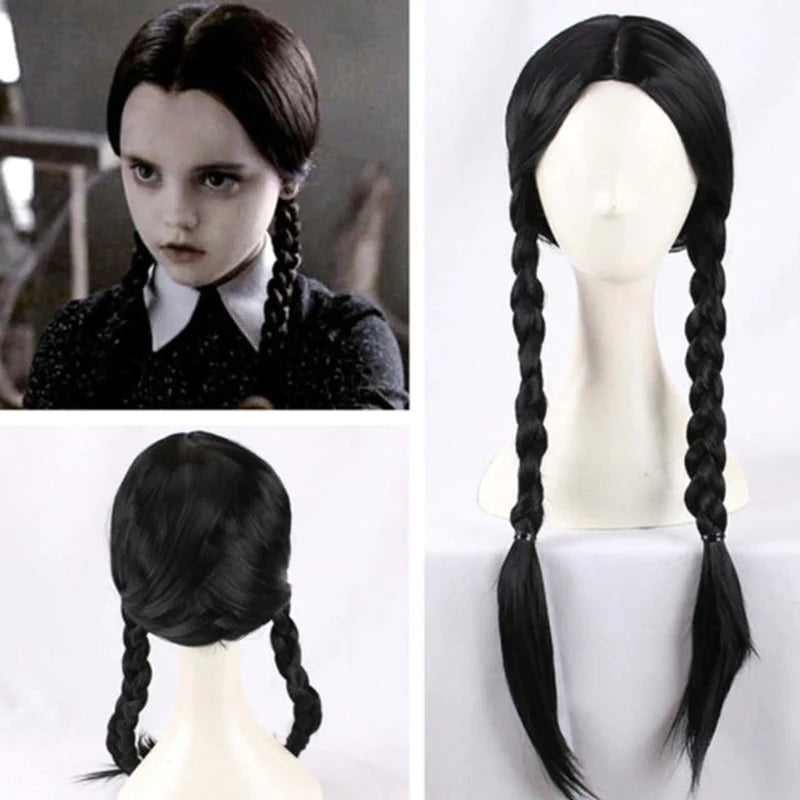 Wednesday Thing Hand Figurine and wig