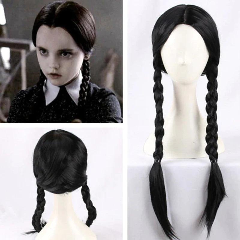 Wednesday Thing Hand Figurine and wig