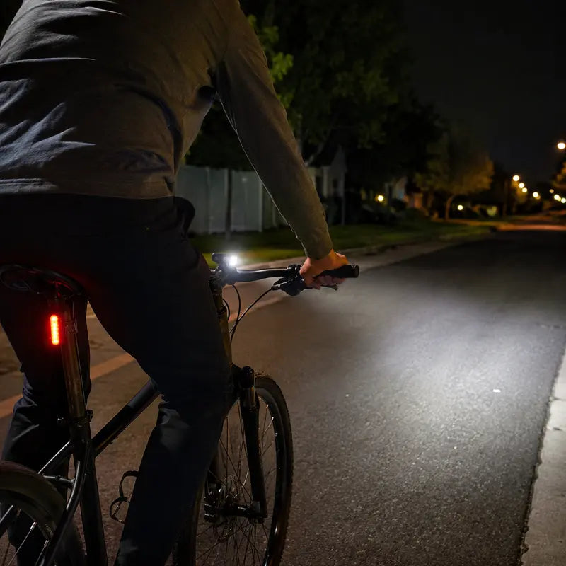 Victoper Bike Light, High Lumens Super Bright Bicycle Lite, 6+4 Modes USB Rechargeable Bike Headlight & Taillight Set