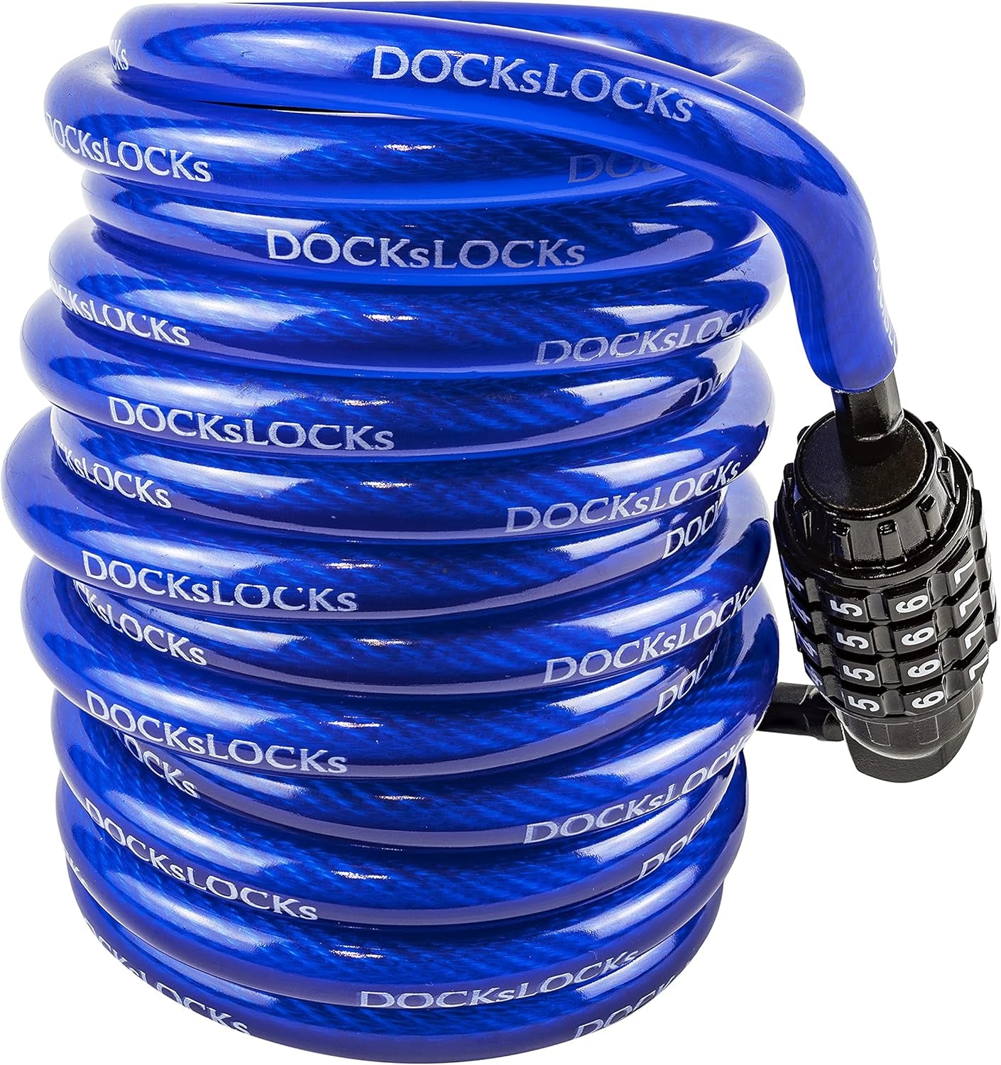 Ultimate 10Ft Weatherproof Coiled Security Cable Lock with Resettable Combination - Superior Anti-Theft Protection for Kayaks, Bicycles, Paddleboards, Scooters, and Gear