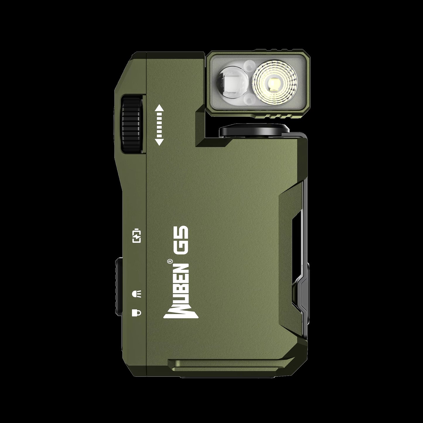 G5 EDC Flashlight 400Lumens Rgb&White Type-C Rechargeable Pocket-Sized Brilliance Keychain Light Bulit-In Battery