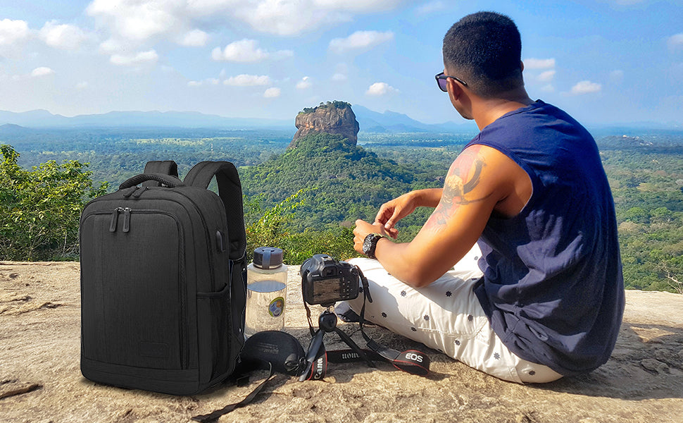 15.6 Inch Laptop Backpack for Men & Women - Business Travel, College, Work Computer Bag & Casual Daypack Rucksack
