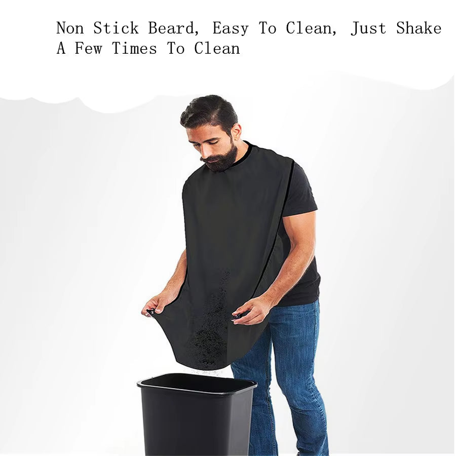 Men's Shaving and Hair Cutting Apron - Dirt Proof, Keep Clean, Stylish and Functional
