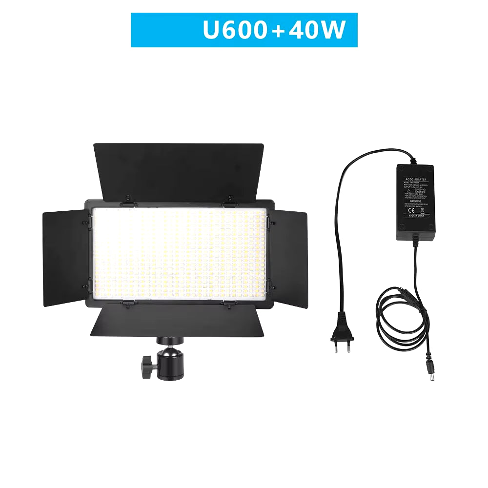 LED Photo Studio Light - Perfect Lighting for TikTok, YouTube, Gaming & Live Streaming - Portable Video Recording & Photography Lamp