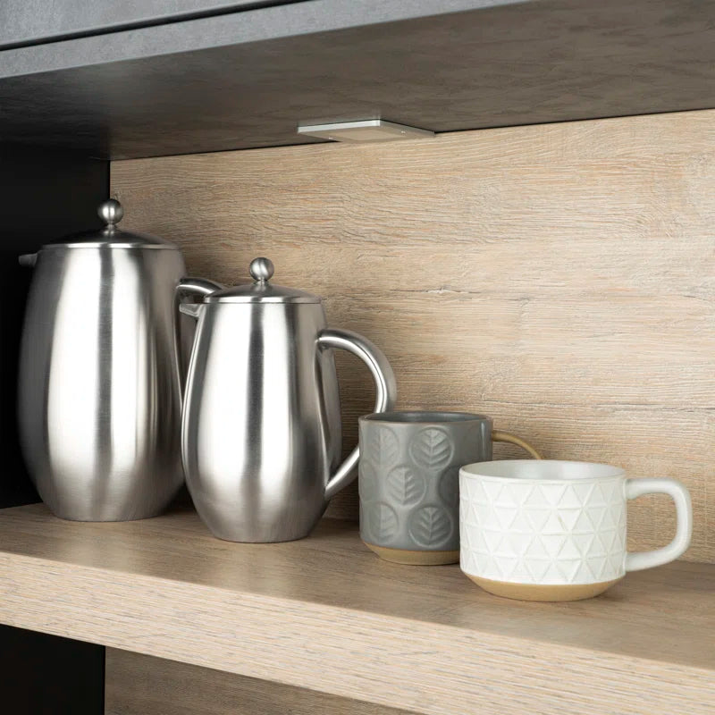 Café Olé 8 Cup Double Walled Straight Sided Cafetiere Coffee Maker