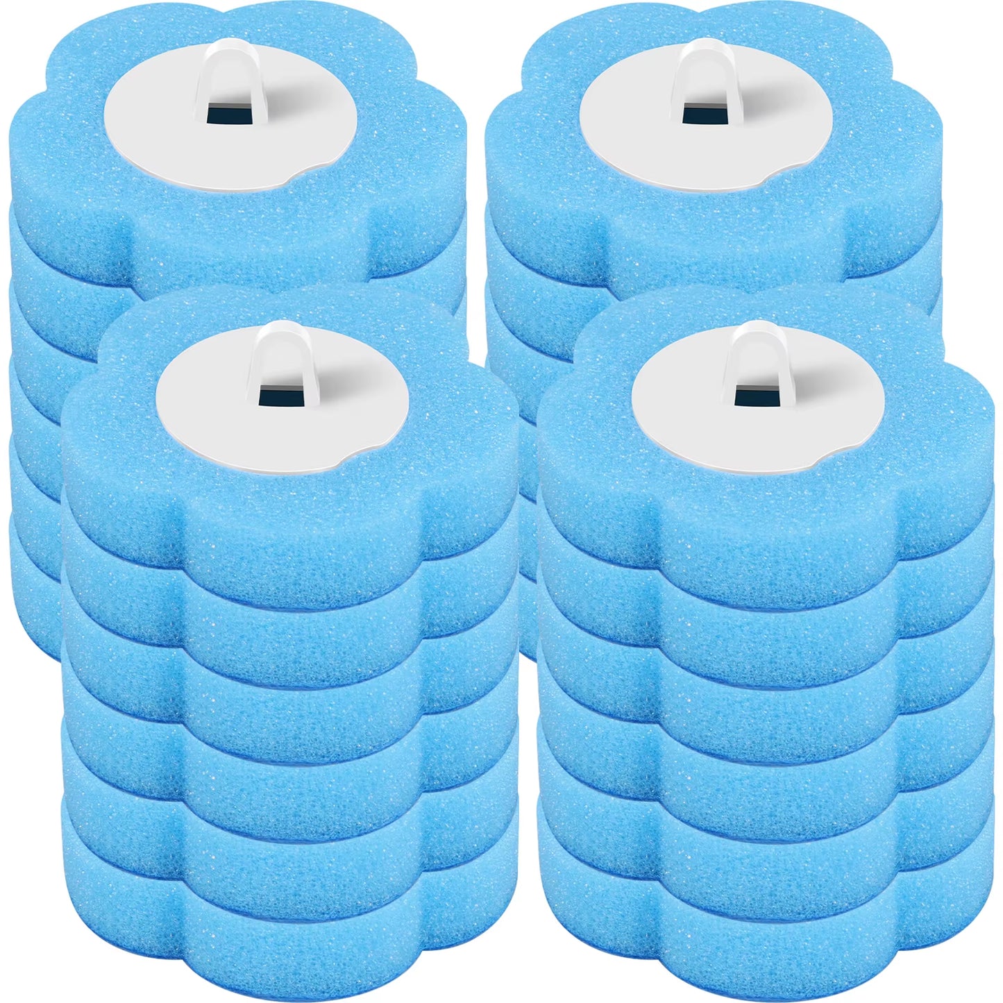 Ultimate 24/36Pcs Disposable Toilet Brush Set - Long Handle, Wall-Mounted Cleaning Kit with Replaceable Heads for Effortless Bathroom Care