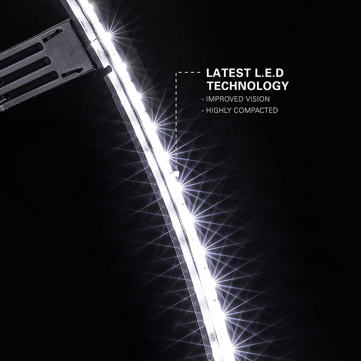 Corona Vision Lighting System for Dartboards with Black Frame and White LED Surround Ring, Compatible with Pro Tour and Championship Dartboards, and Oche Dart Mat