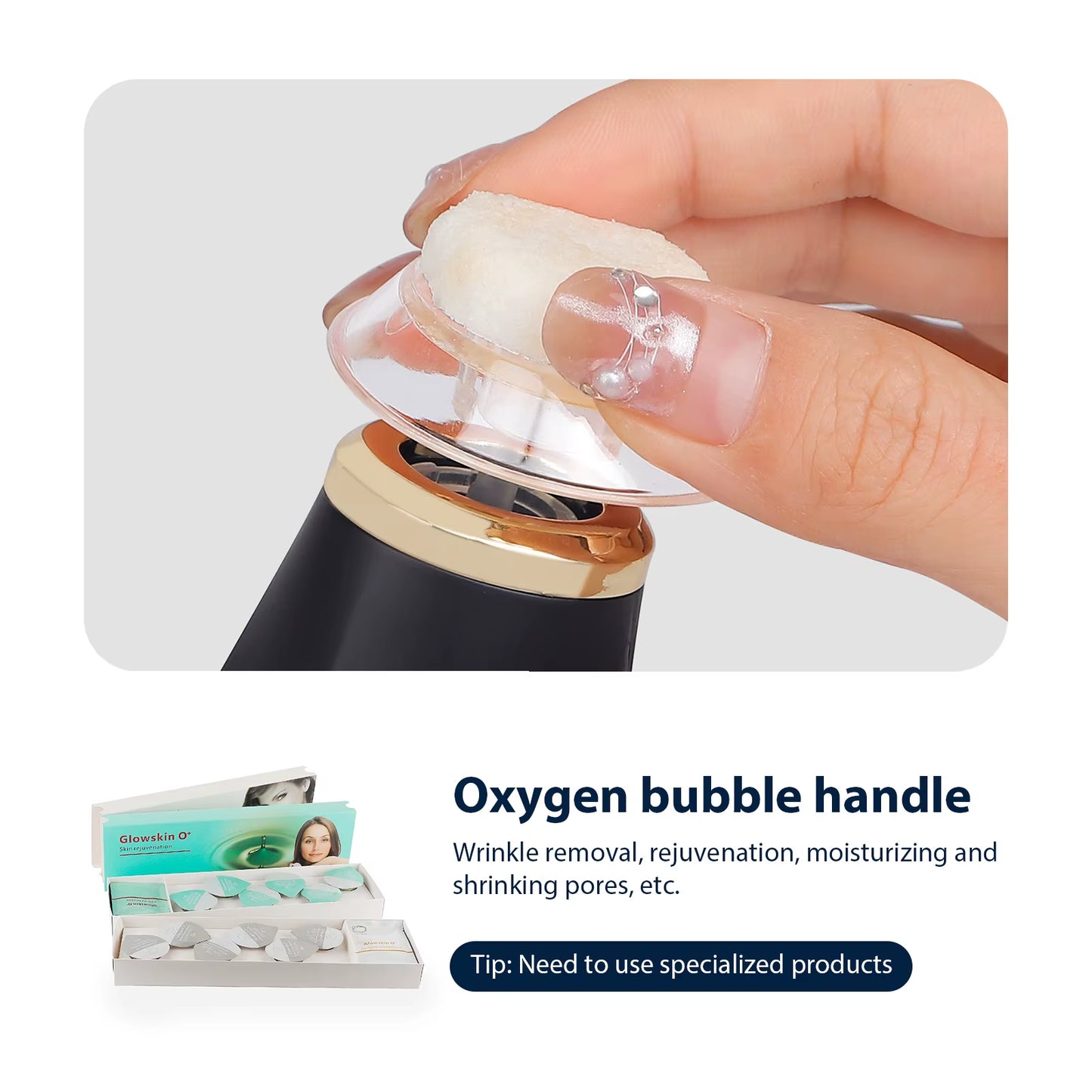 Oxygen Bubble Facial Pen - At-Home Spa Skin Care Tool for Radiant Skin