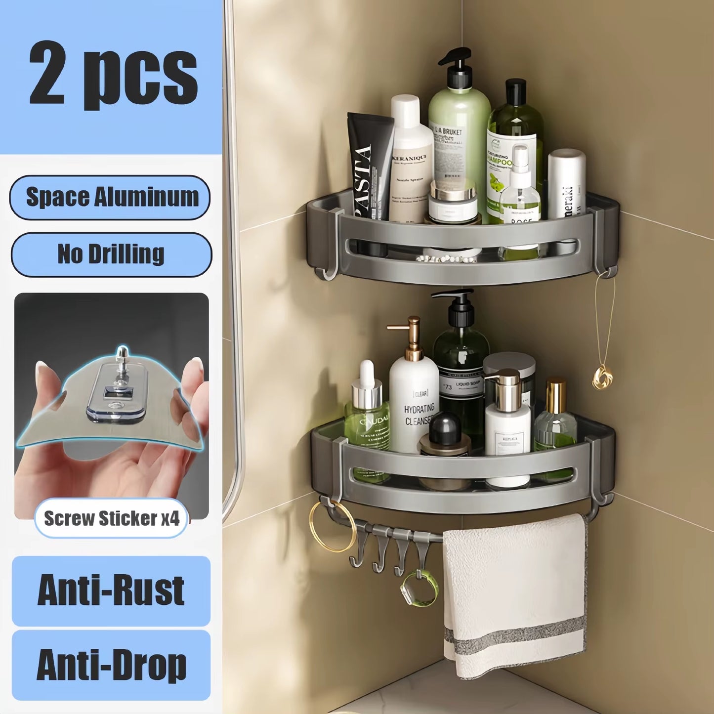 Bathroom Shelf Storage Organizer
