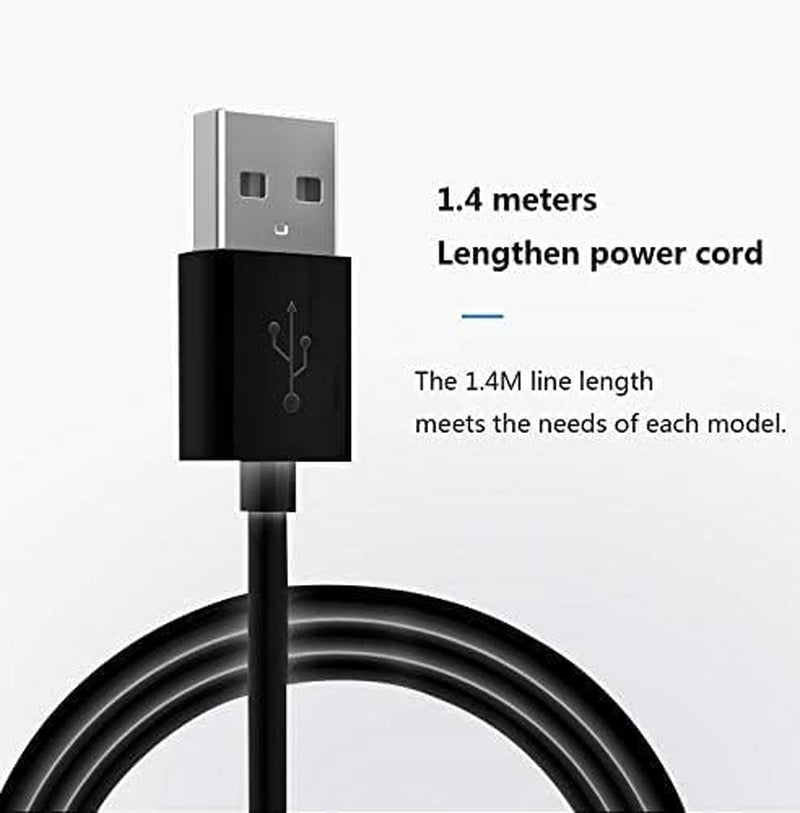 Universal 360° USB Car Fan - Adjustable Speed, Low Noise, Perfect for Vehicles & Home Use!