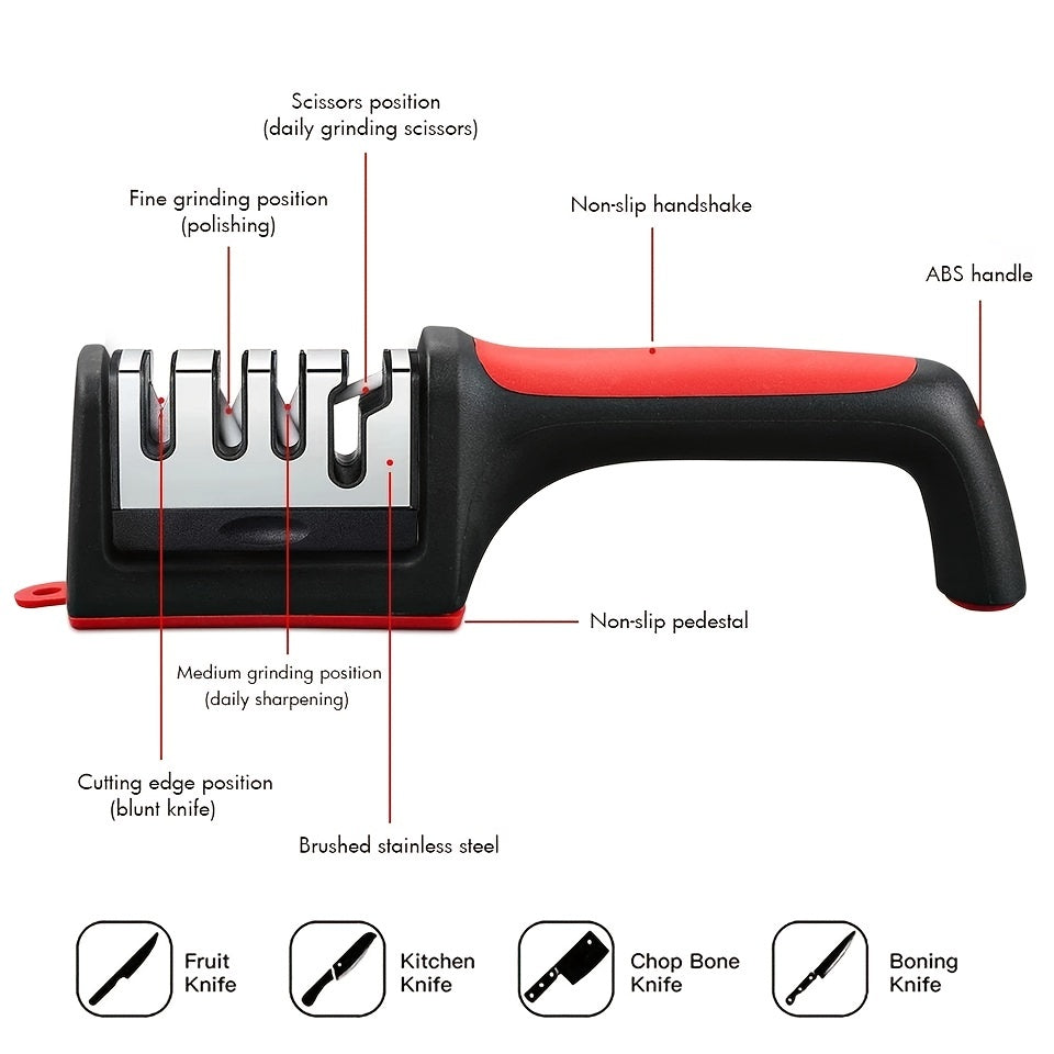 Knife Sharpener, Professional Kitchen Sharpening Stone Whetstone, Portable Sharpener Tool