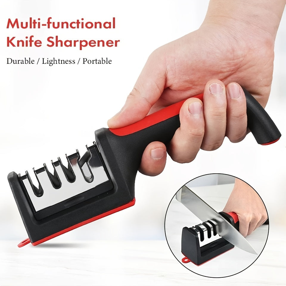 Knife Sharpener, Professional Kitchen Sharpening Stone Whetstone, Portable Sharpener Tool