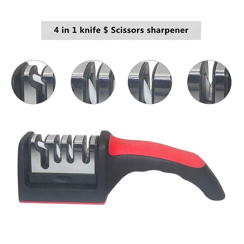 Knife Sharpener, Professional Kitchen Sharpening Stone Whetstone, Portable Sharpener Tool