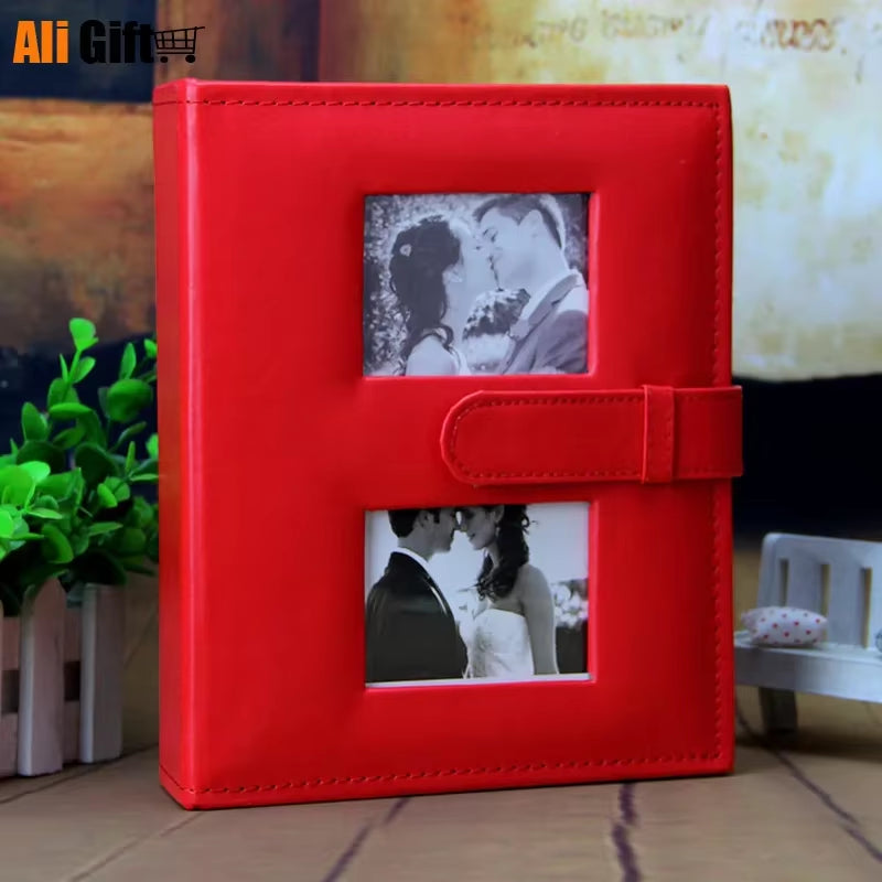 Leather Albums for Travel Photo Album Gift Gallery - 6 In for up to 200 Photos
