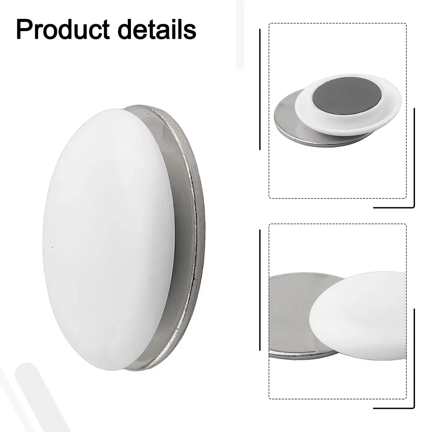 Magnetic Shower Curtain Weights - 1/8 Pcs Durable Buckles for Drapery and Balcony Curtains