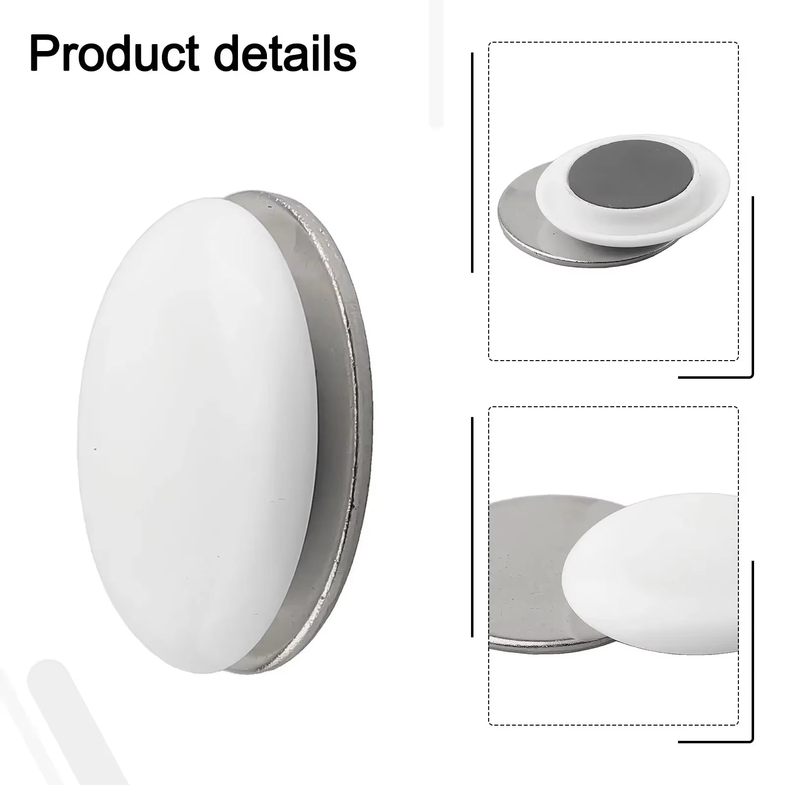 Magnetic Shower Curtain Weights - 1/8 Pcs Durable Buckles for Drapery and Balcony Curtains
