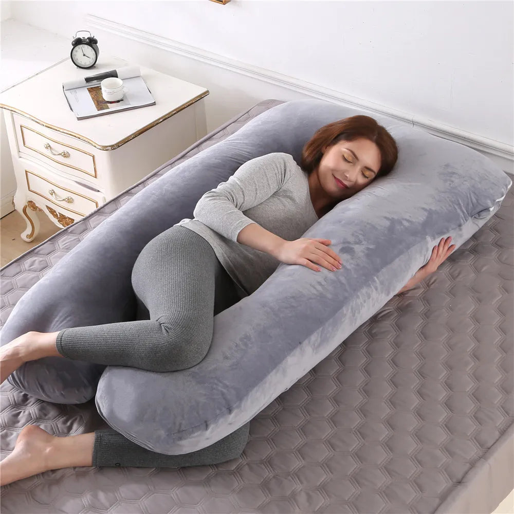 Pregnancy Pillow 130*70Cm Sleeping, Back & Waist support Pillow for Pregnant Women 
