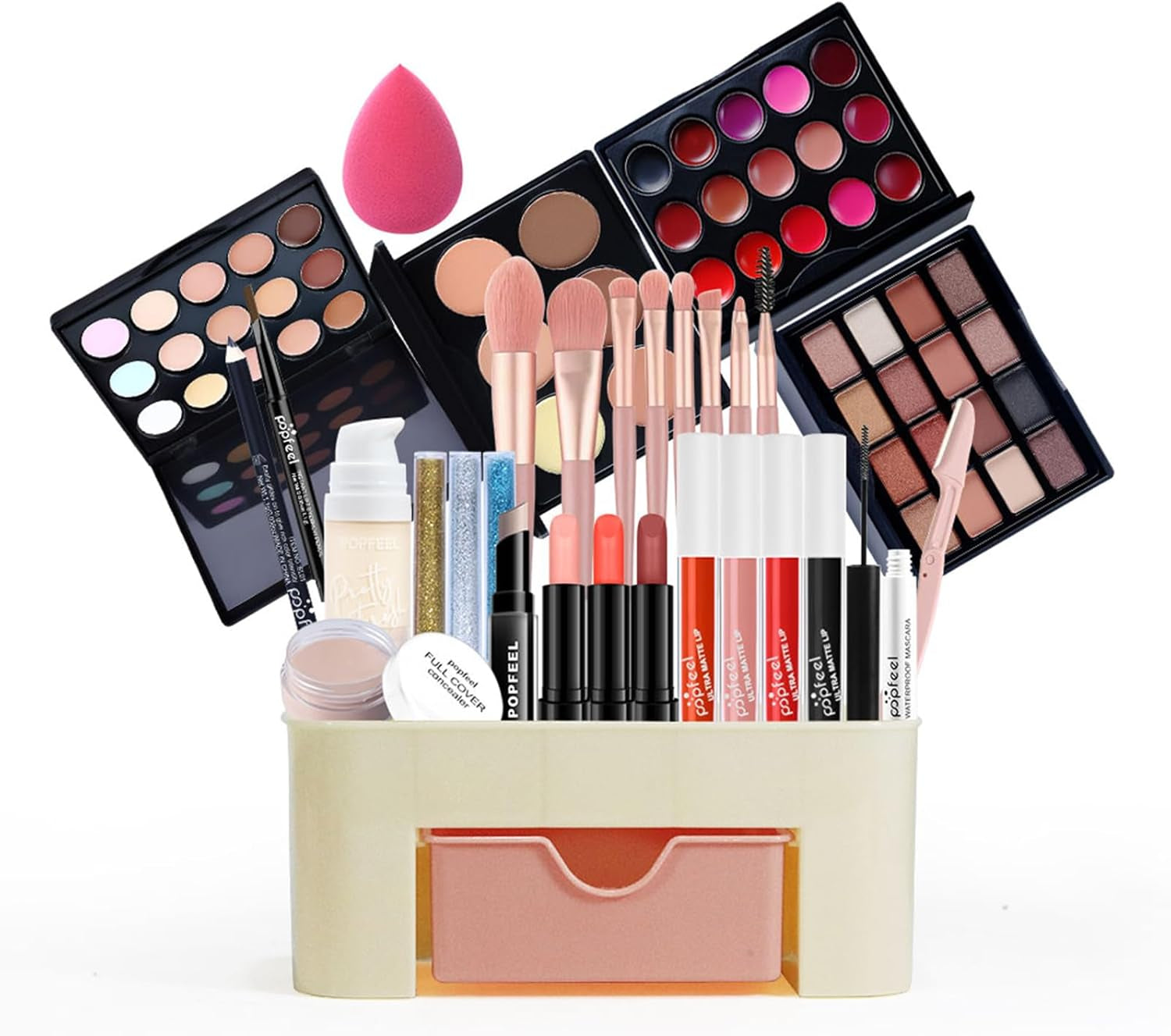 Comprehensive Makeup Kit for Women: All-in-One Beauty Cosmetic Set