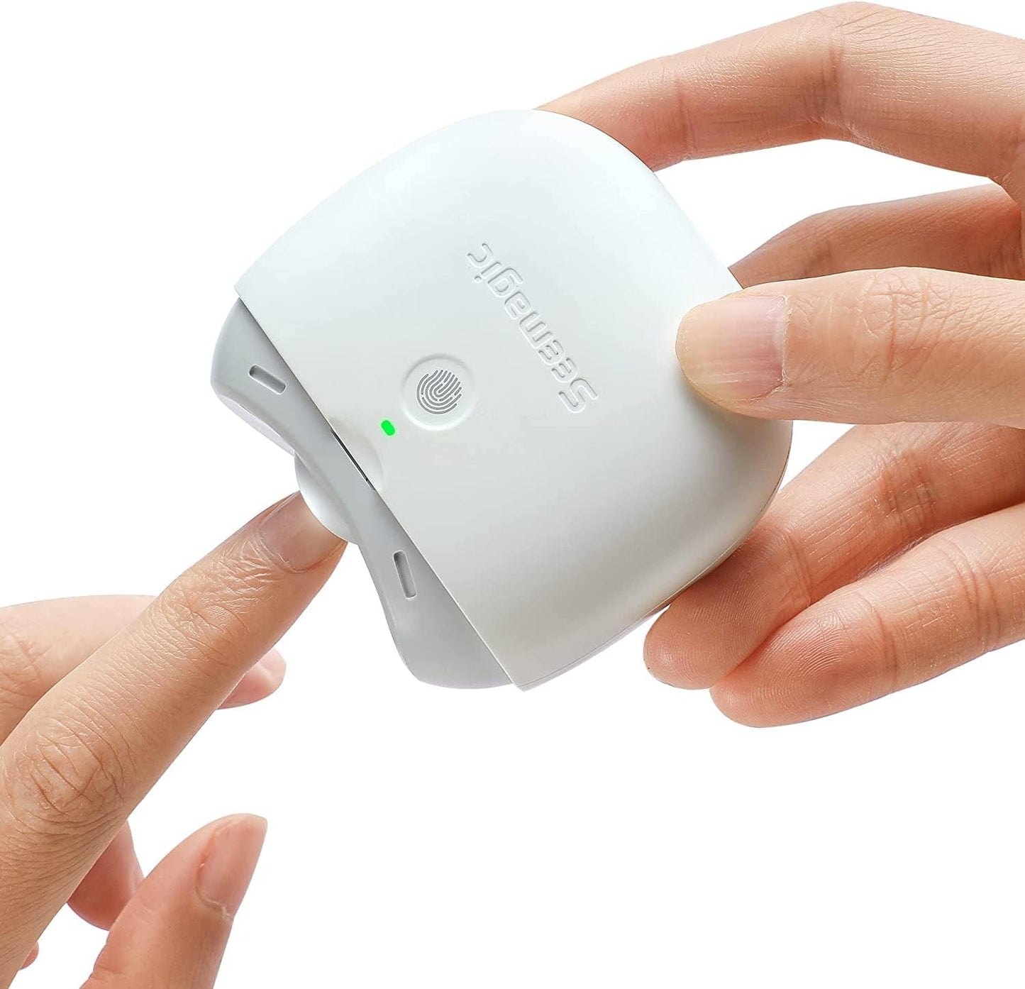 Ultimate Electric Nail Clippers with LED Light - 2-in-1 Trimming & Polishing, Whisper-Quiet at 40dB, Perfect for All Ages with Storage Box