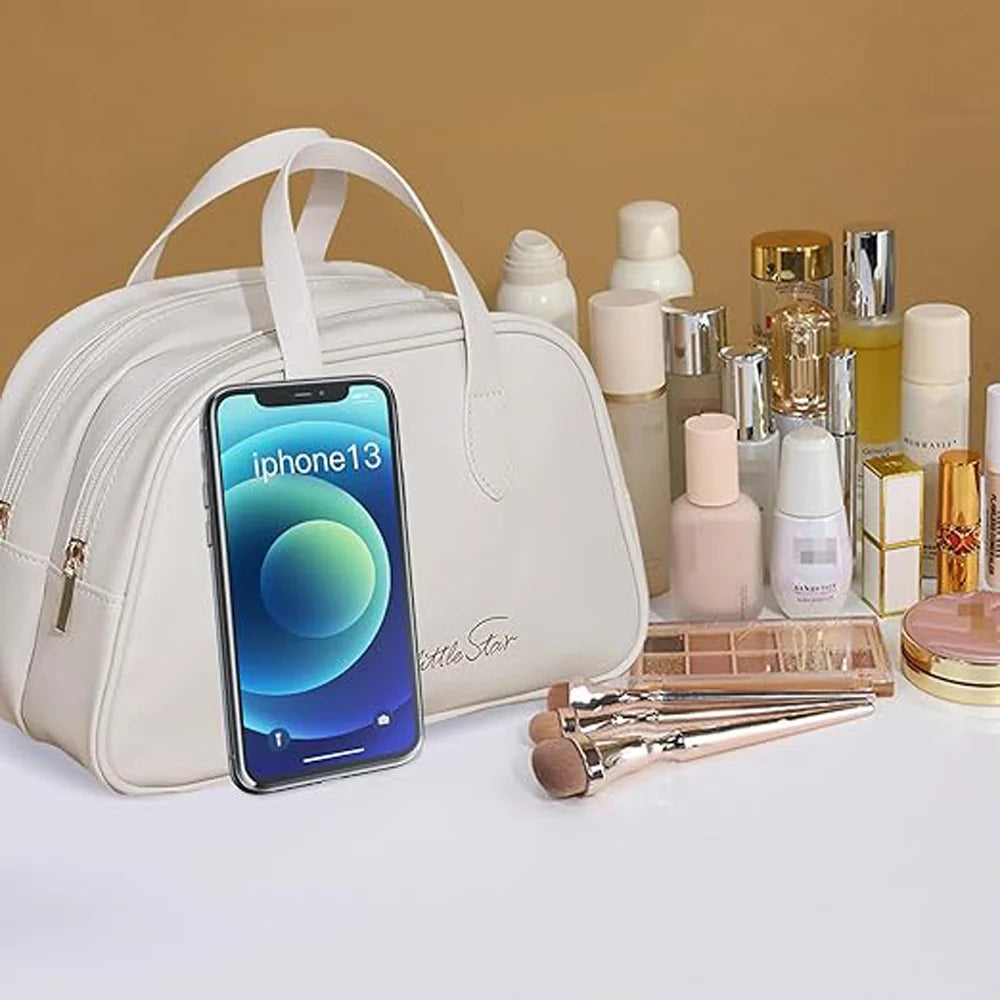Travel Makeup Bag Set, Waterproof Toiletry Bags for Women & Girls, Multifunctional Cosmetic Organizer, Portable Storage Pouch for Travel & Daily Use