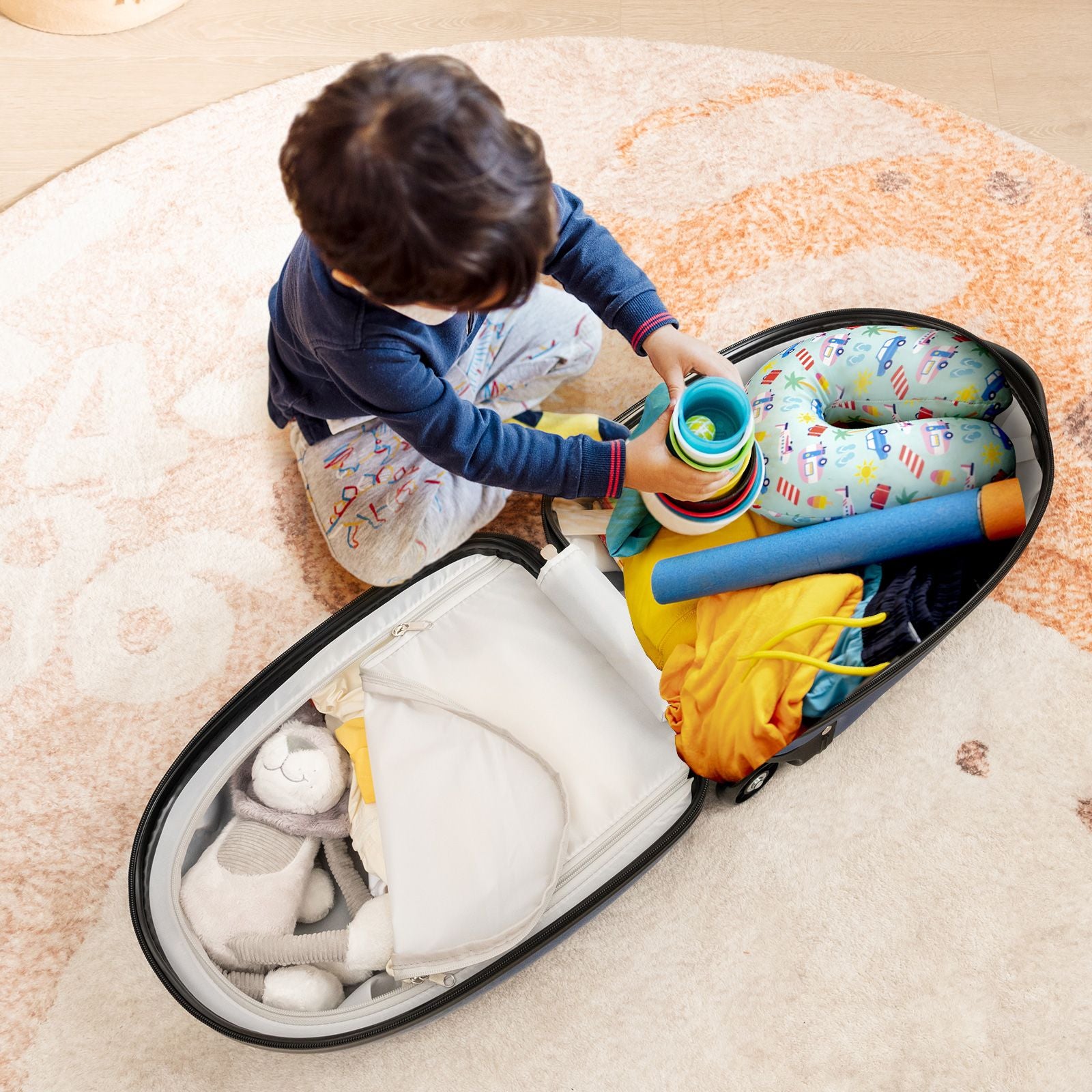 16 Inches Kids Carry-On Luggage with Wheels