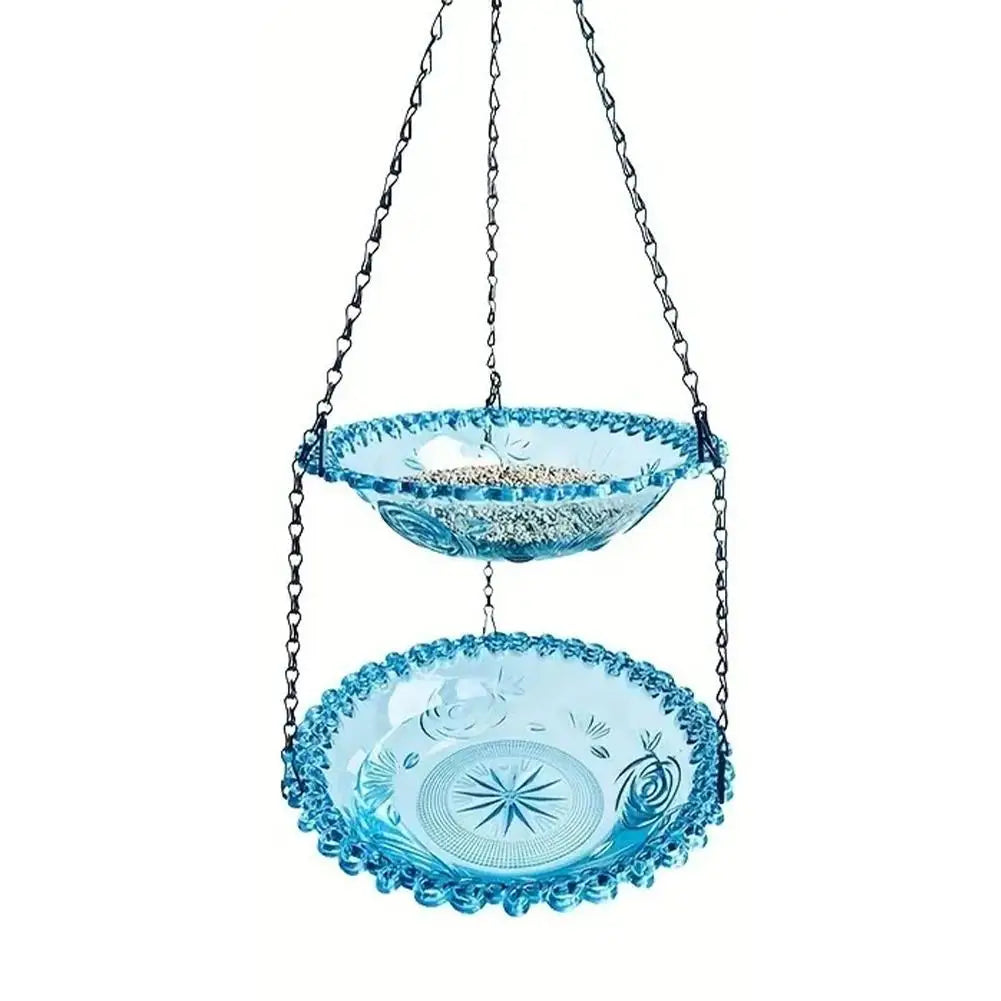 Hanging Bird Feeder Birdbath for Outdoor Garden Yard Farm Supplies Hummingbird Bird Bath Feeder Supplies Backyard Decor Birdbath