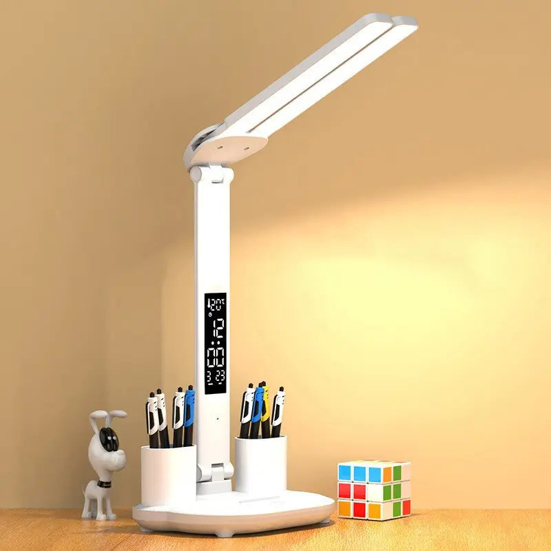 Double-Head Foldable LED Desk Lamp for your Home office, bedroom or study area
