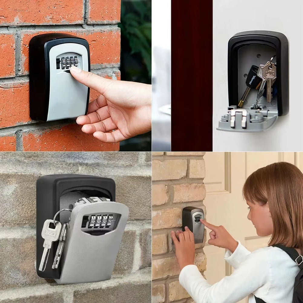 Wall Mount Key safe Lock Box 
