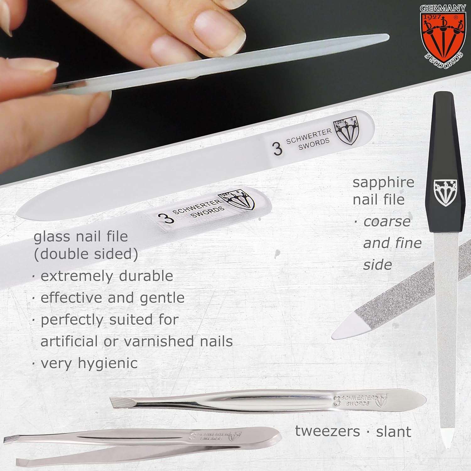 Elevate Your Grooming Routine with the Professional 8-Piece Manicure and Pedicure Set in Elegant Brown Leather Case